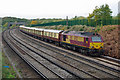 "The Golden Age of Travel" train approaches Swanley, slowly