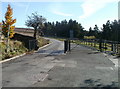 Cattle grid at entrance to Blaenavon Community Woodland