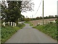 TM0178 : Part of Church Lane in Thelnetham by Robert Edwards