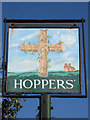 Sign for Hoppers