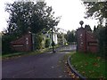 Gateway at the north lodge at Denbies