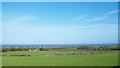 View north-westwards from Cefnamwlch towards the sea