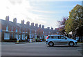 Upper road looking south from Roman Road