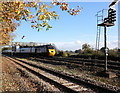 A Cross-Country train heads west, past Norton Fitzwarren