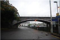 TQ1769 : Kingston Railway Bridge, Thameside by N Chadwick