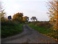 The entrance to Hill Farm