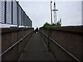 A footbridge in Scunthorpe