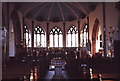 The ornate interior of St. Nicholas, Moreton, Dorset