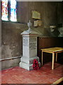 NY6208 : All Saints Church, Orton, War Memorial by Alexander P Kapp