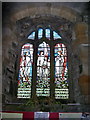 NY6208 : All Saints Church, Orton, Stained glass window by Alexander P Kapp