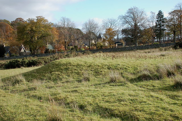 Remains of old golf course Peebles (1)