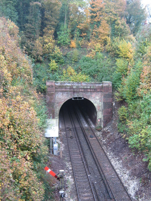 Entrance to Lydden Railway Tunnel © David Anstiss :: Geograph Britain ...