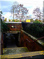 Entrance to Langside railway station