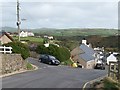 Steep hill descending into Aberdaron from the direction of Dwyros