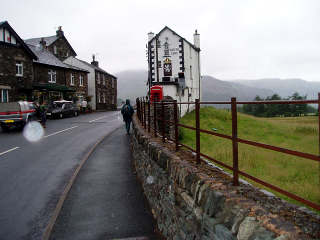 A grey day in Patterdale village