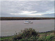 TF8444 : Incoming tide at Burnham Overy Staithe by Adrian S Pye