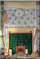 Derelict cottage - the sitting room fireplace