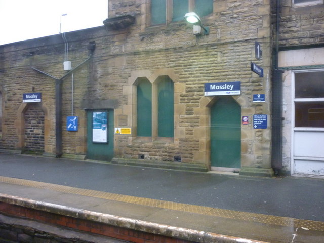 Mossley railway station © Ian S :: Geograph Britain and Ireland