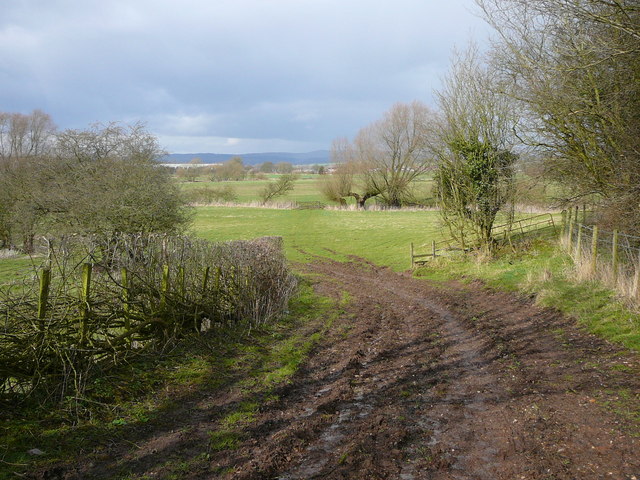 A muddy section of the Staffordshire Way near Abbotsholme School