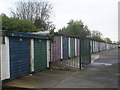 Row of garages on Havelock Place, Bridlington