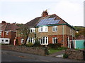 House with solar panels, Minehead