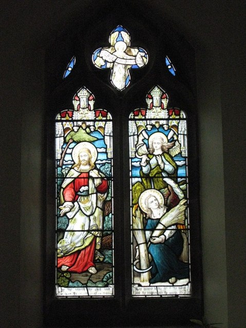 St. Cuthbert's Church, Allendale - stained glass window (2)