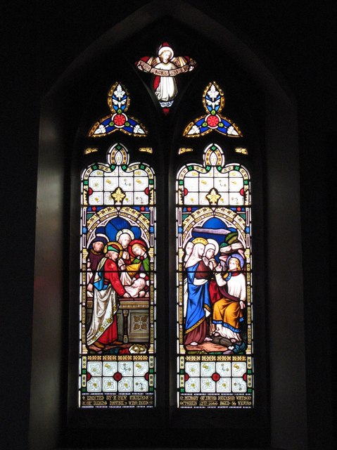 St. Cuthbert's Church, Allendale - stained glass window (4)
