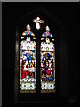 NY8355 : St. Cuthbert's Church, Allendale - stained glass window (6) by Mike Quinn