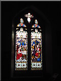 NY8355 : St. Cuthbert's Church, Allendale - stained glass window (6) by Mike Quinn