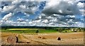 Stubble field near Madderty Church