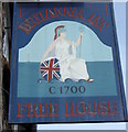 Sign for the Britannia Inn