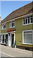 Flowers above the door in Thoroughfare