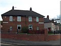 Houses at junction of Wordsworth Crescent and Wordsworth Avenue