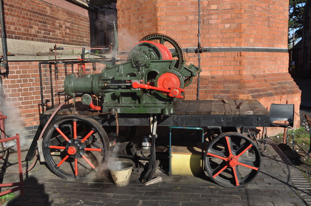 Steam Engine at Claymills © Ashley Dace :: Geograph Britain and Ireland