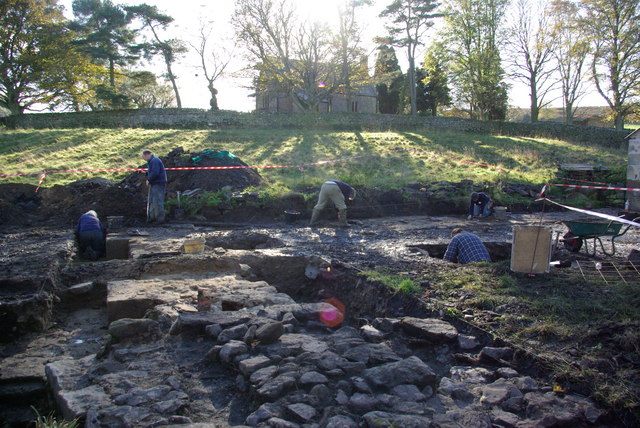 Muggleswick Grange archaeological dig