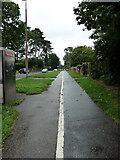 TQ1630 : Divided pavement in Guildford Road by Basher Eyre