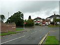 Looking from Blackbridge  Lane into Guildford Road