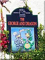 Sign for the George and Dragon