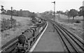 Down empties approaching Alfreton & South Normanton Station