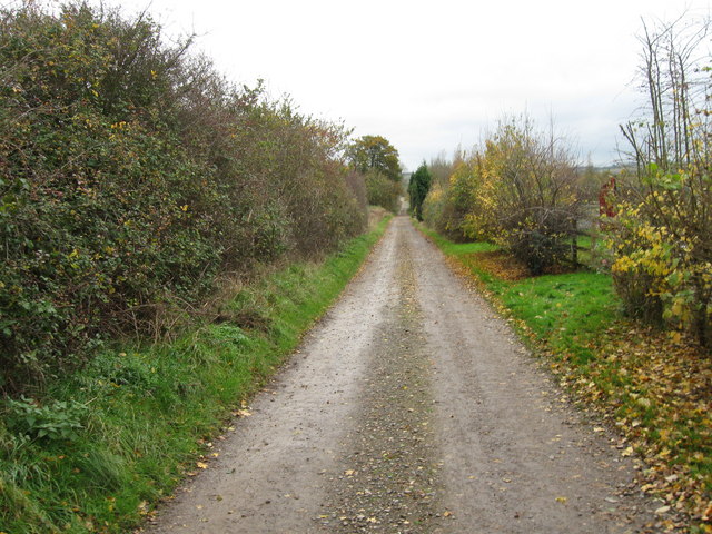 Track south east of Flecknoe
