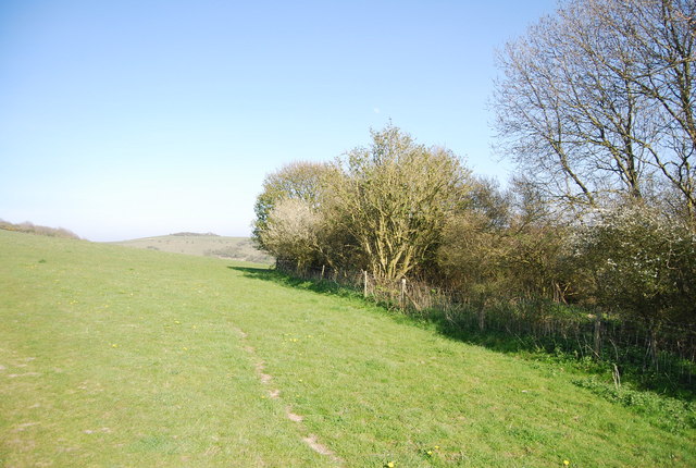 Footpath across the South Downs