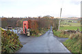 Disused phone box beside Dowan Road