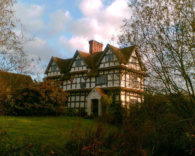 Timber framed manor house