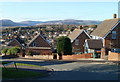 Castle Park Road houses with a fine view, Newport