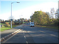 SJ2943 : A539 looking east at Plas-yn-Wern by John Firth