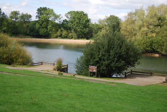 Disabled fishing platforms, Barden Lake © N Chadwick cc-by-sa/2.0 ...