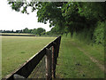 Footpath past stud farm