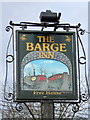 Sign for the Barge Inn