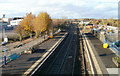 The view NW from Patchway railway station