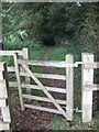 Stile on the coastal footpath near Niton